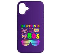 This Is My 80s Bro Camiseta 80's 90's Costume Party Hombres Mujeres Carcasa para iPhone 16 Plus