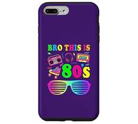 This Is My 80s Bro Camiseta 80's 90's Costume Party Hombres Mujeres Carcasa para iPhone 7 Plus/8 Plus