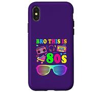 This Is My 80s Bro Camiseta 80's 90's Costume Party Hombres Mujeres Carcasa para iPhone X/XS
