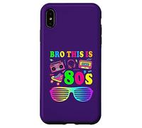 This Is My 80s Bro Camiseta 80's 90's Costume Party Hombres Mujeres Carcasa para iPhone XS MAX