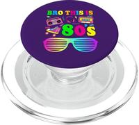 This Is My 80s Bro Camiseta 80's 90's Costume Party Hombres Mujeres PopSockets PopGrip para MagSafe