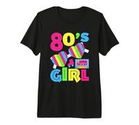 This Is My 80s Girl Shirt 80's Party tee 1980s Fashion Camiseta Premium
