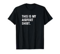 This Is My Airport Shirt Travel Travel Vacation Airplane Camiseta