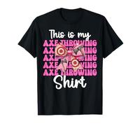 This Is My Axe Throwing Shirt Hacha Thrower Girl Mom Coquette Camiseta