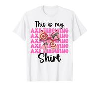 This Is My Axe Throwing Shirt Hacha Thrower Girl Mom Coquette Camiseta