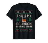 This Is My Bourbon Tasting Shirt Ugly Sweater Bourbon Camiseta