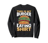 This Is My Burger Eating Shirt Hamburger Eater Food Lover Sudadera