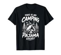 This Is My Camping Pijama Divertido Outdoo Camper Minimalista Camiseta