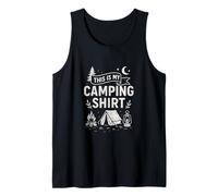 This Is My Camping Shirt Funny Camper Outdoor Adventure Hombres Camiseta sin Mangas