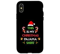 This is my Christmas - Camisa de Pijama Divertida de Navidad para Hombre y Mujer Carcasa para iPhone X/XS