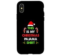 This Is My Christmas - Camisa de Pijama Divertida de Navidad para Hombres y Mujeres Carcasa para iPhone X/XS