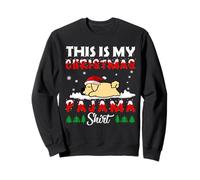 This Is My Christmas Pajama Golden Retriever Dog Funny Xmas Sudadera