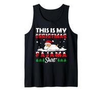 This Is My Christmas Pajama Jack Russell Terrier Dog Xmas Camiseta sin Mangas