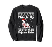 This Is My Christmas Pajama Pit Bull Dog Funny Xmas Sudadera