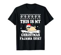 This Is My Christmas Pajama Pug Funny Dog Ugly Xmas Camiseta