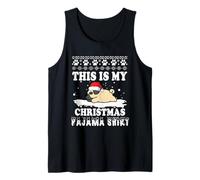 This Is My Christmas Pajama Pug Funny Dog Ugly Xmas Camiseta sin Mangas