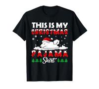 This Is My Christmas Pajama Samoyed Dog Funny Xmas Camiseta