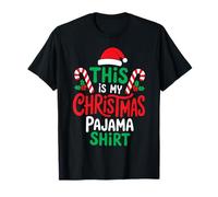 This Is My Christmas Pajama Shirt Family Xmas PJs Men Women Camiseta