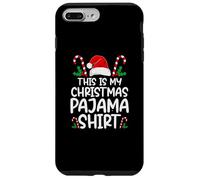 This Is My Christmas Pijama Camisa Navidad Pijamas Hombres Mujeres KDS Carcasa para iPhone 7 Plus/8 Plus