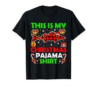This Is My Christmas Pijama Camisa Walleye Fish Navidad Camiseta