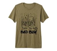 This is My Cool New York City Sketch Drawing Bad Boy Graphic Camiseta Premium