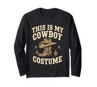 This Is My Cowboy Cowgirl Costume Western Country Rodeo Manga Larga