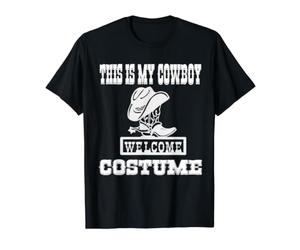 This Is My Cowboy Cowgirl Ride Horse Disfraz de Halloween Camiseta gráfica económica