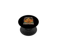 This Is My Cowboy Disfraz Western Hat Boots Rodeo Vintage PopSockets PopGrip Adhesivo