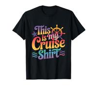 This Is My Cruise Shirt Funny Vacation Party Boats Outfit Camiseta