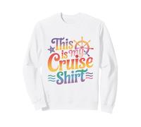 This Is My Cruise Shirt Funny Vacation Party Boats Outfit Sudadera