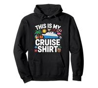 This Is My Cruise Shirt Funny Vacation Party Boats Outfit Sudadera con Capucha