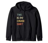 This Is My Cruise Shirt Funny Vacation Party Boats Outfit Sudadera con Capucha