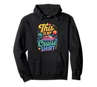 This Is My Cruise Shirt Funny Vacation Party Boats Outfit Sudadera con Capucha
