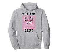 This Is My Curling Shirt Stone Player Girl Mom Coquette Bow Sudadera con Capucha