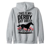 This is My Derby Day Dress Carreras de Caballos Equitación Sudadera con Capucha