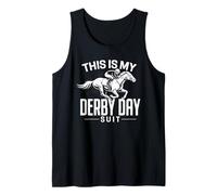 This Is My Derby Day Suit Jockey Divertido Carreras de Caballos Camiseta sin Mangas