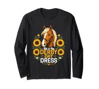 This Is My Derby Day Vestido Girasol Carreras De Caballos Manga Larga