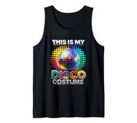 This Is My Disco Disfraz Rainbow Mirror Ball Party Dance Camiseta sin Mangas