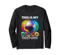 This Is My Disco Disfraz Rainbow Mirror Ball Party Dance Manga Larga