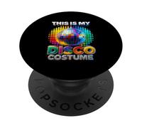 This Is My Disco Disfraz Rainbow Mirror Ball Party Dance PopSockets PopGrip Adhesivo