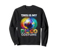 This Is My Disco Disfraz Rainbow Mirror Ball Party Dance Sudadera