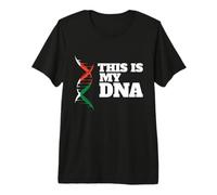 This is my DNA Orgullosa Bandera Patriótica de Madagascar malgache Camiseta Premium