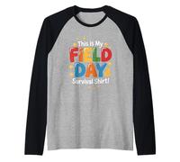 This is my Field-Day Survival Shirt Celebra tu día de Campo Camiseta Manga Raglan
