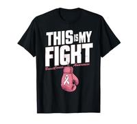 This Is My Fight Breast Cancer Awareness Guante de boxeo Mujer Camiseta