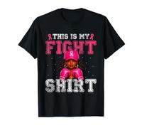 This Is My Fight Breast Cancer Warrior Pink Boxing Squad Camiseta