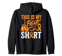 This Is My Fight - Cinta Naranja para concientización sobre el cáncer de riñón Sudadera con Capucha