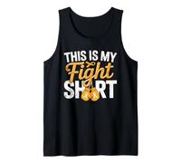 This Is My Fight Shirt Orange Ribbon Awareness Warrior Camiseta sin Mangas