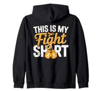 This Is My Fight Shirt Orange Ribbon Awareness Warrior Sudadera con Capucha