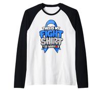 This Is My Fight Shirt T2D Warrior Concientización sobre la Diabetes Camiseta Manga Raglan