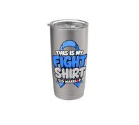 This Is My Fight Shirt T2D Warrior Concientización sobre la diabetes Vaso térmico de acero inoxidable de doble pared